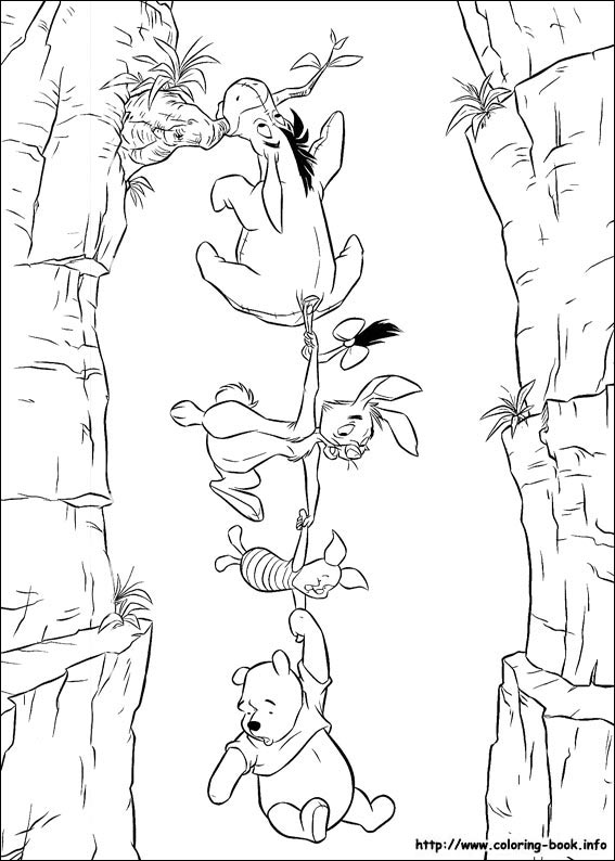 Winnie the Pooh coloring picture